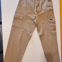 pantaloni uomo in cotone con tasche laterali