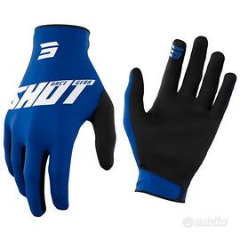 GUANTO MOTO CROSS FUORISTRADA SHOT BURST BLU