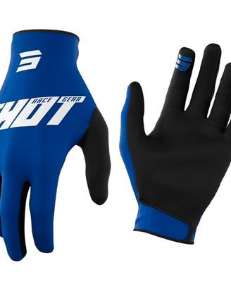GUANTO MOTO CROSS FUORISTRADA SHOT BURST BLU