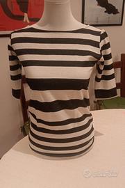 Vicolo - Top a Righe Manica  Corta - Small