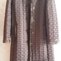 Cappotto lungo trapuntato donna