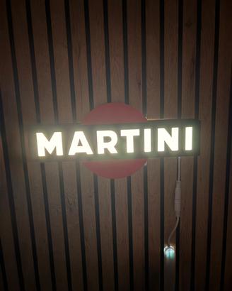 Martini insegna luminosa a led