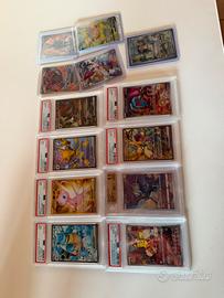 Lotto carte gradate pokemon