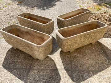 Fioriere cemento e ghiaino