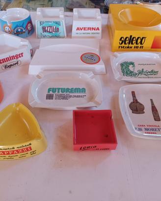 Lotto 12 Posacenere e Po Vintage da Bar Anni 70/80