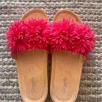 Sandali-ciabatte Camomilla con fiori