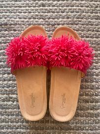 Sandali-ciabatte Camomilla con fiori Abbigliamento e Accessori