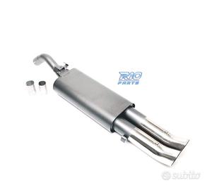 SILENZIATORE DI SCARICO PER VOLKSWAGEN VW GOLF II 