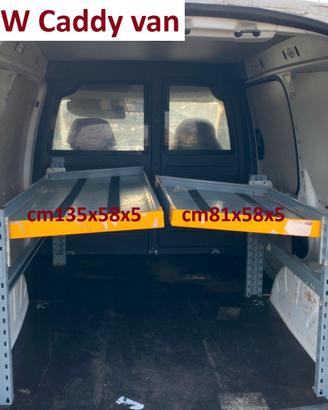 Allestimento furgone Caddy van usato 1