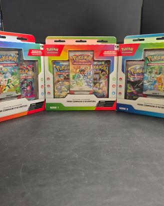 Pokémon Primi Compagni Serie 1 2 3 Complete ITA