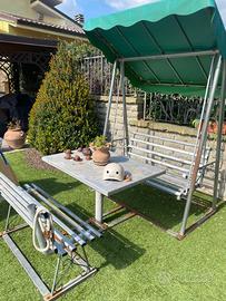 Dondolo da giardino 4 posti