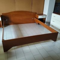 camera da letto panna e ciliegio 