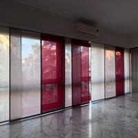 Tende a pannello scorrevoli - bianco beige rosso