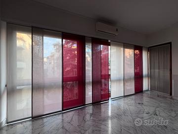 Tende a pannello scorrevoli - bianco beige rosso