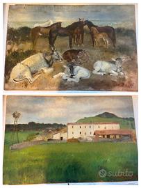 Arturo Dazzi (1881–1966) – Dipinto recto/verso