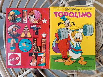 Topolino 1149 con  inserti e catalogo Mattel 1977