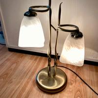 Lampada da tavolo Vintage con vetri Murano