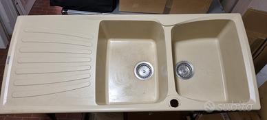 Lavello Plados a due vasche con gocciolatoio