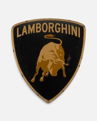 Insegna Smaltata Lamborghini 