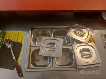 Bancone da Var refrigerato con 2 cassetti, 2