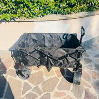 Carrello campeggio con ruote grandi per sabbia