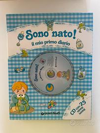Album foto Nascota bambino con CD di ninne nanne.