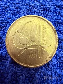 Moneta da 5 pesetas della Spagna tra il 1989/2001