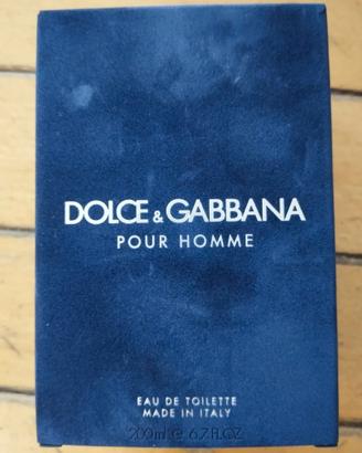 Dolce and Gabbana pour homme eu de toilette 200ml