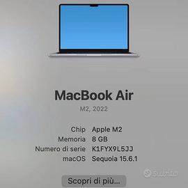 MacBookAir M2 2022