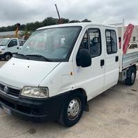 Fiat ducato maxi doppia cabina con gruetta