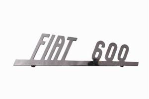 Scritta Emblema Targhetta Fiat 600