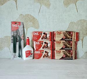 Pasta per modellare DAS + accessori.