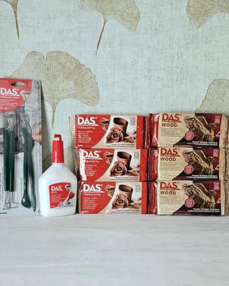 Pasta per modellare DAS + accessori.