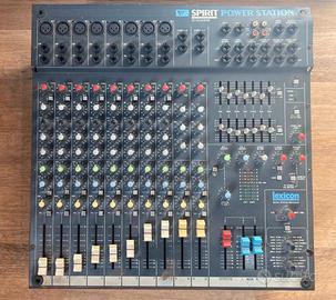 Soundcraft spirit powerstation mixer con casse RCF