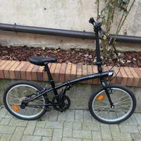 Bici pieghevole BTWIN FOLD 100 nera