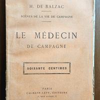 De Balzac - Le  Médecin De Campagne - Calmann Levy