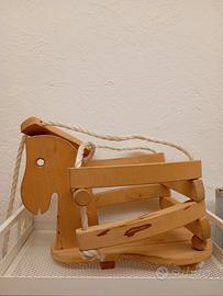 Altalena in legno 