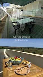 SALENTO-appartamento con cortile privato e balcone