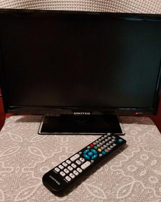 TV UNITED 15.6” LED – DVD – T1