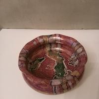 centrotavola in ceramica policroma 