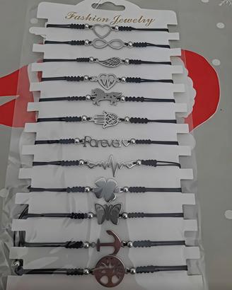 set 12 braccialetti
