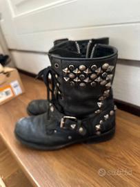 ANFIBI ASH PELLE E BORCHIE 40