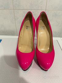 Décolleté rosa fluo Nando Muzi.