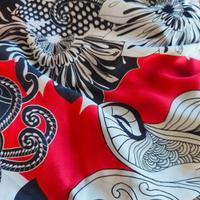 Stoffa leggera maxi fiori 150 * 100