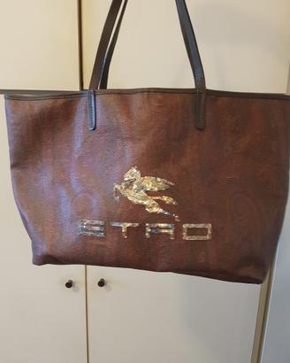 Borsa Etro tote neverfull anni 90 vintage