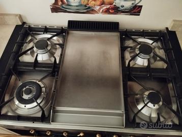 Cucina ilve 4 fornelli con piastra per arrostire
