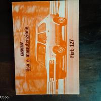 libretto uso e manutenzione fiat 127