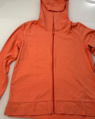 Felpa donna leggera arancione - taglia L