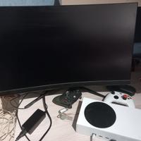 xbox series usata e monitor msi 170hrz curvo usat