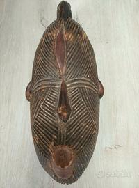 Maschera Africana in Legno stile Kifwebe (Congo)